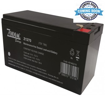 ZODIAC Power VRLA AGM battery 12V 7Ah (4.8mm)
